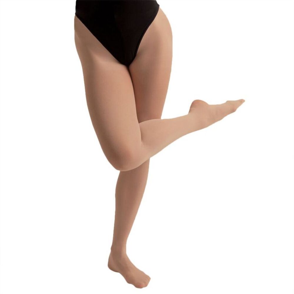 Silky Childrens Girls Dance Essential Full Foot Tights (1 Pair) / Tan
